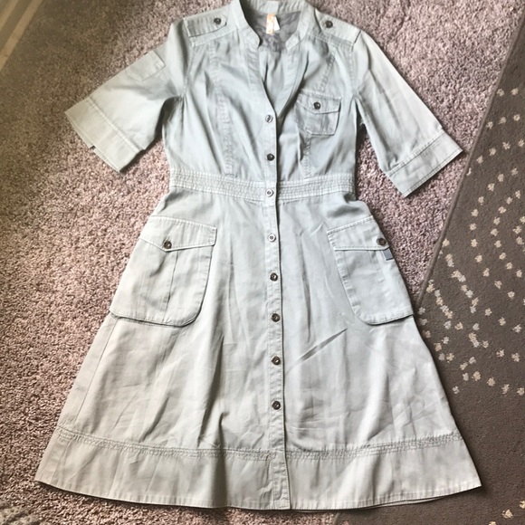 Anthropologie military cargo dress. Size 6 - Picture 2 of 5